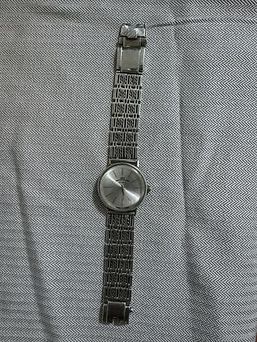 Gümüş qol saatı 925, çekisi 51 qram, Kvars mexanizmlu kişi qol saatı