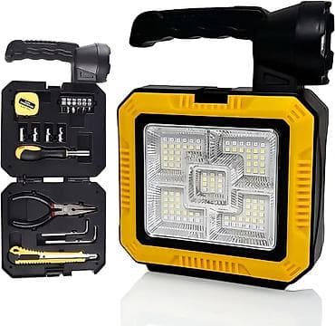 Məhsul: Günəş enerjisi ilə işləyən portativ fənər və işıq proyektoru — 3