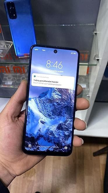 jinga telefonlari: Redmi Note 9S, 64 GB, rəng - Mavi, Barmaq izi — 1