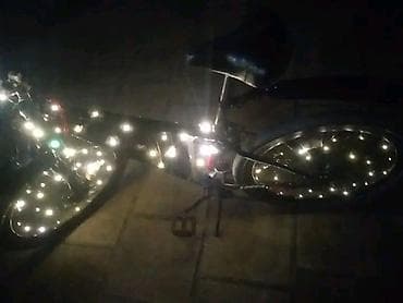 Велоаксессуары: LED işıqlı velosiped dekoru və təhlükəsizlik dəsti - Məhsul — 4