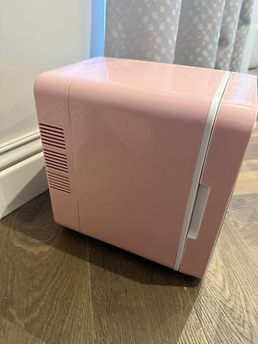 printer satilir: Mini soyuducu – çəhrayı, şüşə ön qapılı - Kompakt stolüstü model — 2