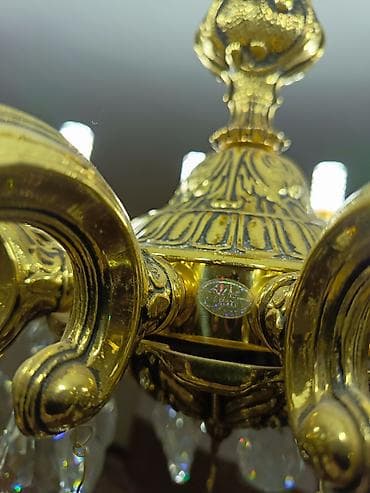 çiraq: Çılçıraq, 10 və daha çox lampa, Metal — 5