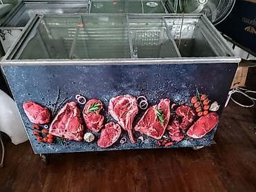 quru vitrin: Mağaza/vitrin üçün şüşə qapılı dondurucu vitrinlər (sandıq tipli) — 2