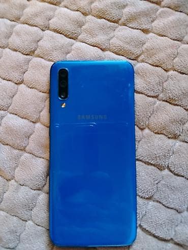 yanğın sensoru: Samsung Galaxy A50, 128 GB, rəng - Mavi, Barmaq izi — 8