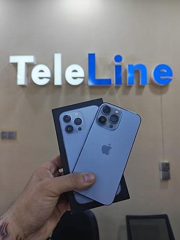 IPhone 13 Pro, 128 GB, Sierra Blue, Zəmanət, Simsiz şarj, Face ID