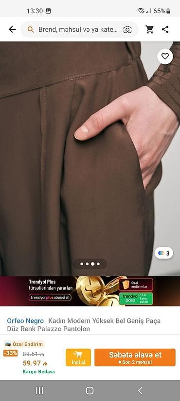 parasut salvar: Salam metrolara çatdırılma var. Trendyoldan alınıb yenidir istifade — 3