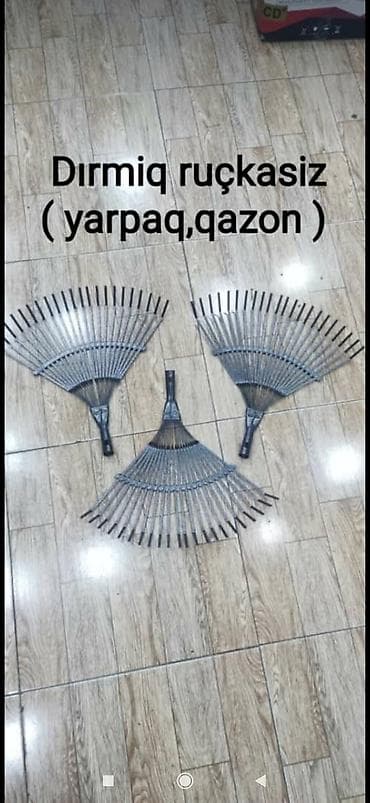 qaz beci: Qazon üçün dırmıq sapsız — 1