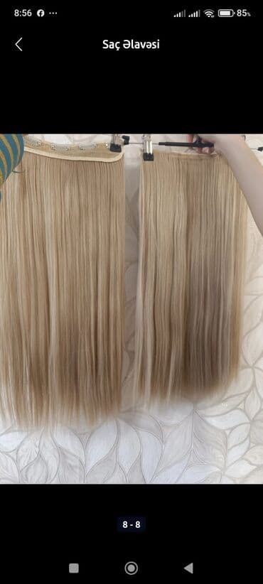 sac rəngi: Taxma saçlar, Süni, İşlənmiş — 7