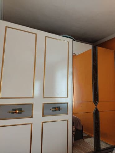 dolab şkaf: İşlənmiş, Kupe, 2 qapılı Düz dolab, Qarderob, paltar dolabı — 2