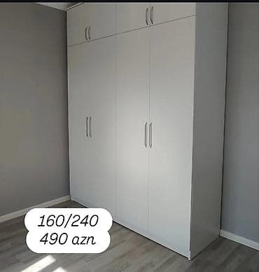 skaf ucuz: 1.6 qapılı paltar dolabı – XMD Mebel - Ölçü: 2.40 × 2 × 47 - Qiymət — 3
