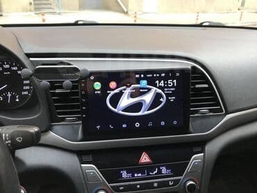 manitor w211: Hundai Elentra 2017-2019 Android Monitor 🚙🚒 Ünvana və Bölgələrə — 1