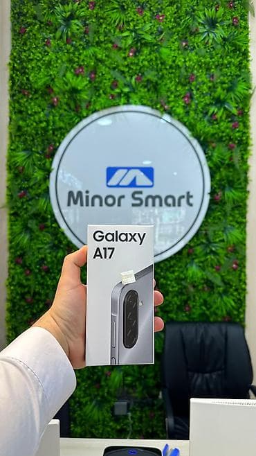 a7 samsung ekran: Samsung Galaxy A17, 256 GB, rəng - Boz, İki sim kartlı — 1