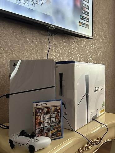 Sony PlayStation 5 Slim (PS5) konsolu – Diskli versiya Dekabrda