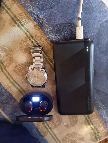 Saat dəstləri: Məhsul: 3-lü aksesuar dəsti - Powerbank: BOROFONE markalı, qara rəng — 1