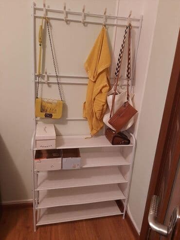 вешалки напольные в ташкенте: Asilqan Ayaqqabi dolabi ikisi bir yerde Mehsulun real şəkilidir. Ag — 1