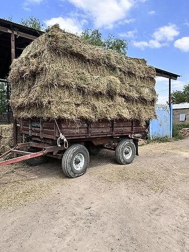 traktor lafeti: Ikioxlu kənd təsərrüfatı qoşqusu - Traktor üçün qoşulan, iki oxlu yük — 10