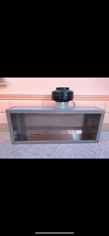 Металлоискатели: Metal havalandırma qutusu və kanatlı dairəvi turba fanı dəsti - — 2