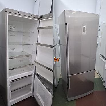 Elektronika: SAMİRƏ kod 30 🦋 Siemens soyuducu, NoFrost, boz rəng. - Ölçü: 70 x 185 — 1