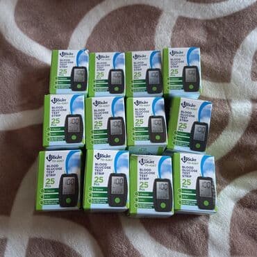 Uright şəkər ölcən apparat ucun test strip 6 dene qutu galib qutular