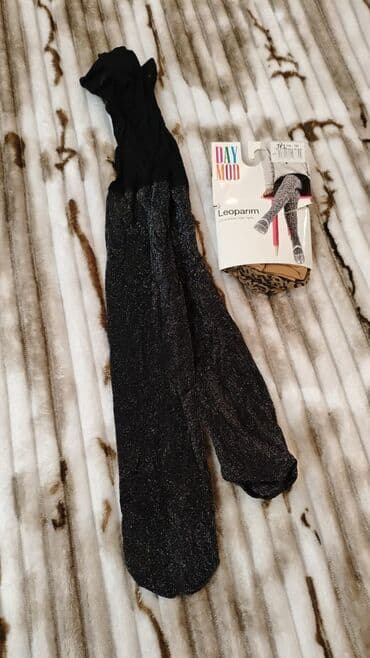 toxunma corab: DAY MOD qadın corab-kolqotka dəsti - Brend: DAY MOD - Model: Leoparim — 1