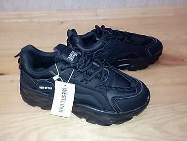 keta: Qara rəngli chunky unisex idman ayaqqabısı - Brend: WESTLINK (etiket — 4