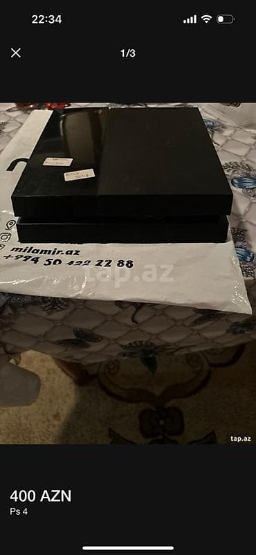 sony angel: PlayStation 4 (PS4) oyun konsolu - Model: PS4 (orijinal “fat” korpus) — 3