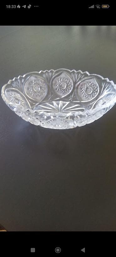 Советский Хрусталь 2 шт за 50 азн . Салатницы новые не использованные