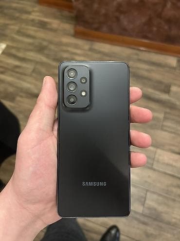 samsung a53 telefon: Samsung Galaxy A53 5G, 128 GB, rəng - Qara — 1