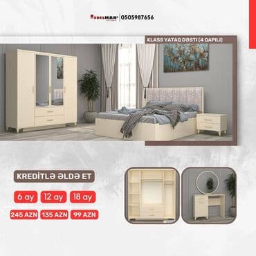 avanqart mebeller: Yeni yataq dəstləri KREDİTLƏ Yeni model ecazkar yataq dəstləri tək — 1