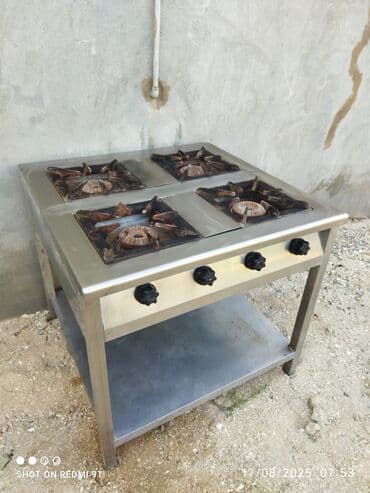 ev sobasi: Plitə Qazlı, Ayrıca dayanan, 4 gözlü, İşlənmiş — 2