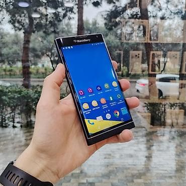 телефон blackberry: Ежевика Priv, цвет - Черный, Сенсорный — 1