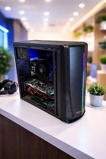 manitor kamera: Masaüstü oyun/ofis kompüteri – Aigo RGB korpus Sistem bloku — 2