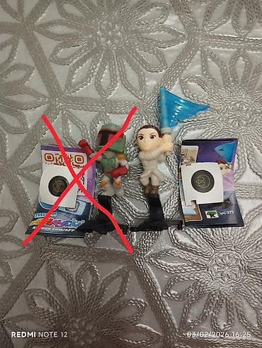 qlazastik oyuncaqları: Məhsul: Kinder sürpriz oyuncaqları – Star Wars seriyası fiqurları — 1
