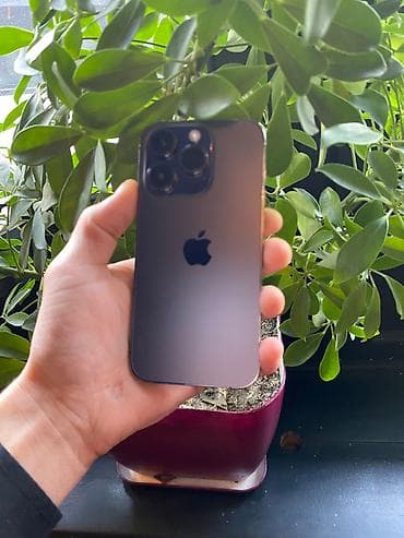 14 pro ikinci el: IPhone 14 Pro, 256 GB, Black Titanium, Simsiz şarj, Face ID — 3