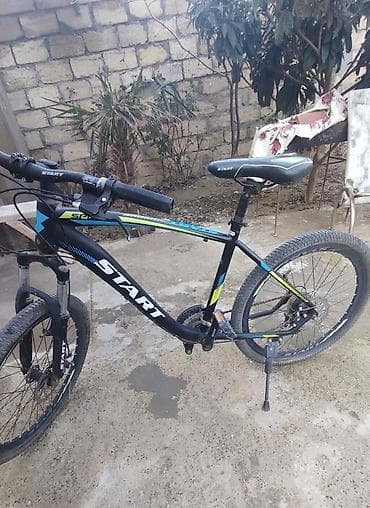 velesvet: START markalı dağ velosipedi - Geniş, möhkəm alüminium tipli çərçivə — 2