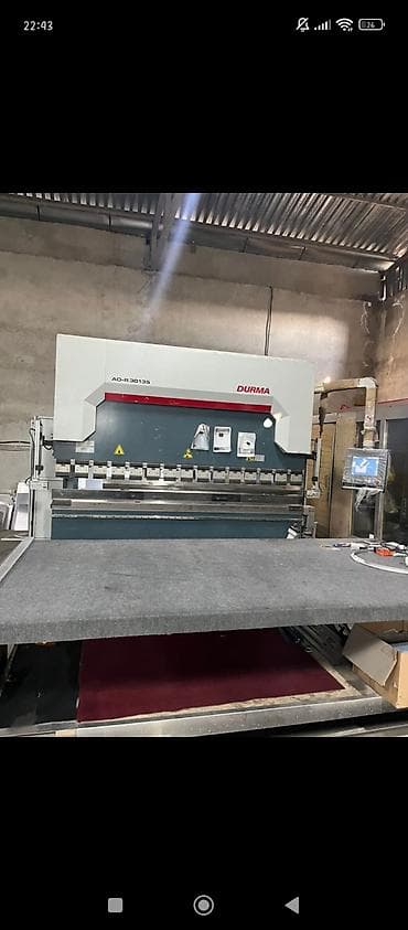 Metal dəzgahları: Durma AD-R 30135 hidravlik press əyici (press brake) - Marka/model — 5