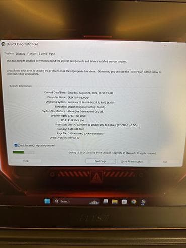 notebook harddisk: MSI GF63 Thin 10SC – oyun və gündəlik işlər üçün yüngül və güclü — 8