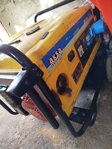 palet satisi: Aksa AAP 800DE benzinli portativ generator KIRAYESI - Brend/model — 3