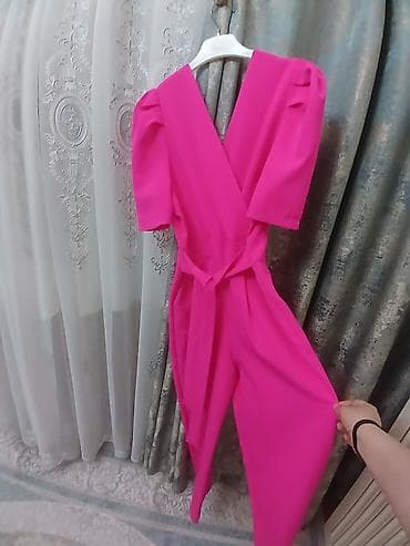 hərbi geyimler: Qadın kombinezonu – çəhrayı (fuşya) rəng - Model: V-yaxalı, qolları — 3