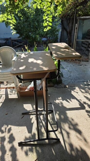 Masalar: Kompüter masası, Açılmayan, Taxta, Dördbucaq masa — 2