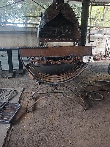 demir setkalar: Dəmir Həyət darvazası, Yana açılan, Mexaniki, rəng - Qara, Kredit yoxdur — 4