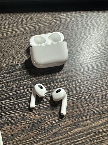 Mikrofonlar: İşlənmiş Simsiz (Bluetooth) Qulaqcıqlar, Apple, rəng - Ağ — 2