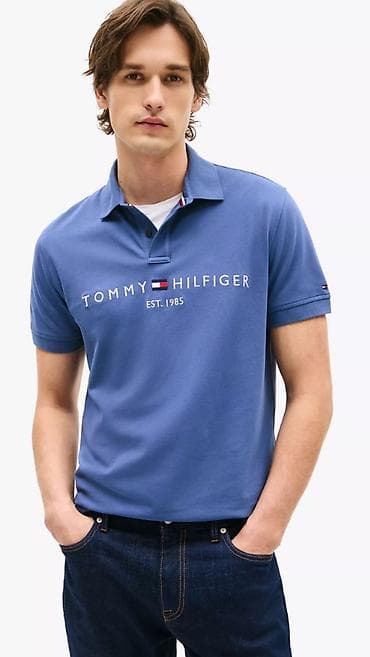 Polo köynək, Tommy Hilfiger, M, rəng - Göy — 4