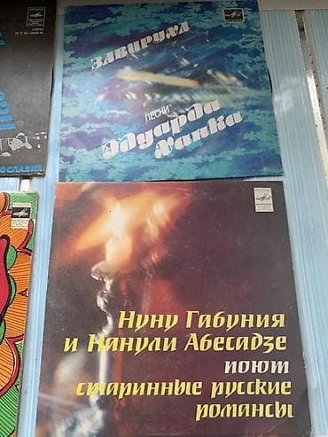 qrafin desti: Məhsul: Qədim üslubda şüşə qrafin dəsti və vinil lövhələr toplusu 1) — 9