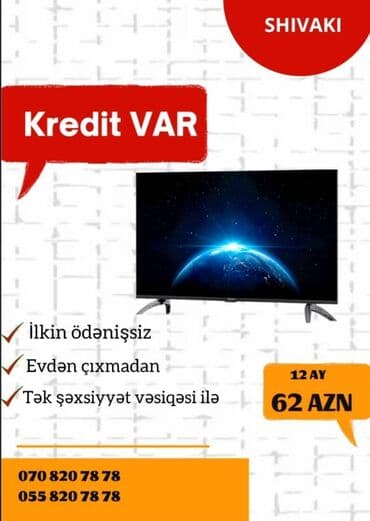 shivaki electronics: Yeni Televizor Shivaki 43" Pulsuz çatdırılma, Ödənişli çatdırılma — 1