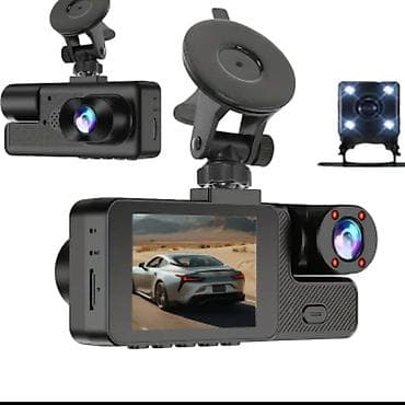 3 goz qaz: İki yönlü avtomobil DVR (ön + salon) – 1080P Full HD Xüsusiyyətlər: - — 6