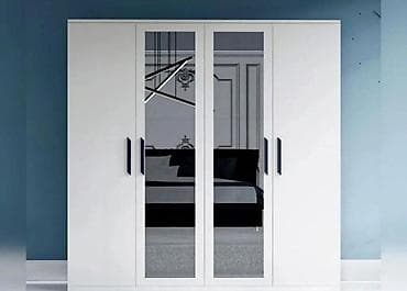 qarderob: Dolab Dördqapılı paltar şkafı - Ölçü: 200 x 160 x 47 sm - Dizayn — 1