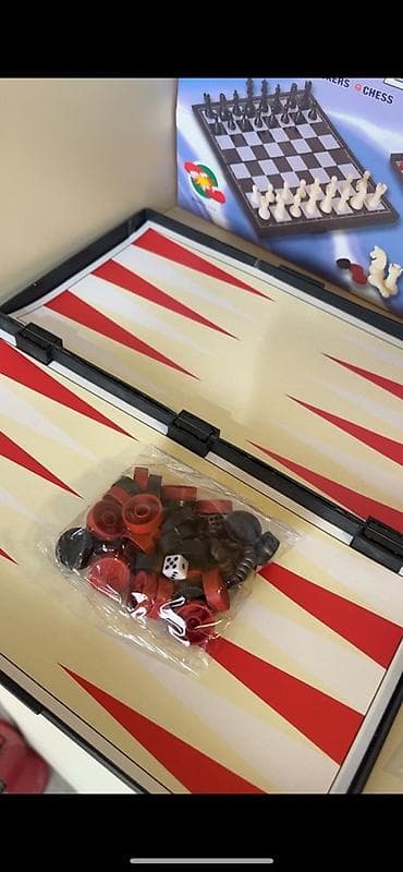 Спортивные игры: MAGNETSPEL 3‑ü 1‑də maqnitli stolüstü oyun dəsti - Oyunlar: şahmat — 2