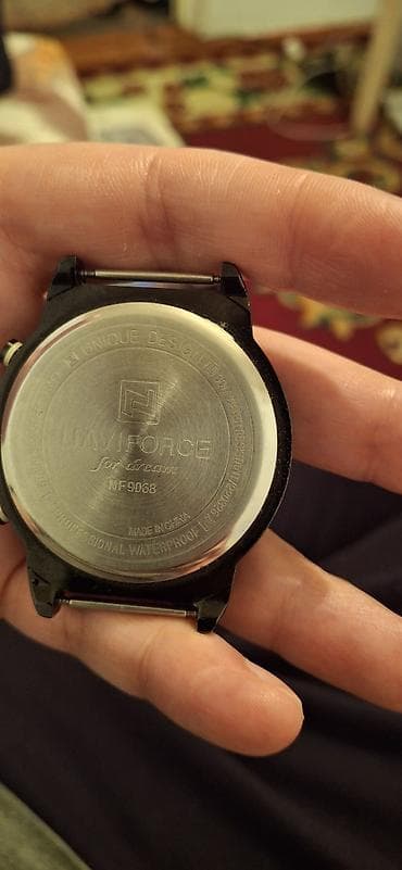 kiwi saati: Qol saatı, NaviForce, rəng - Qara — 2