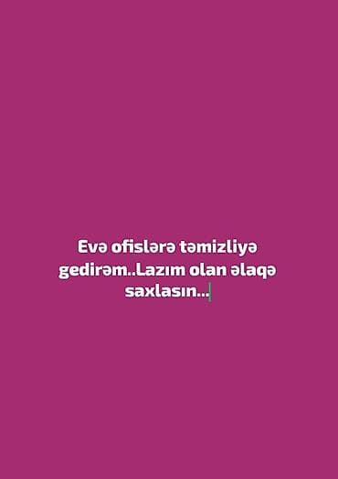 Təmizlik | Evlər | Gündəlik təmizlik